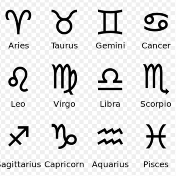 ⭐️❤️FREE Astrology Horoscope Sign Peasant Hipster Art Core Boho Sky Hoop Earring - Picture 14 of 14